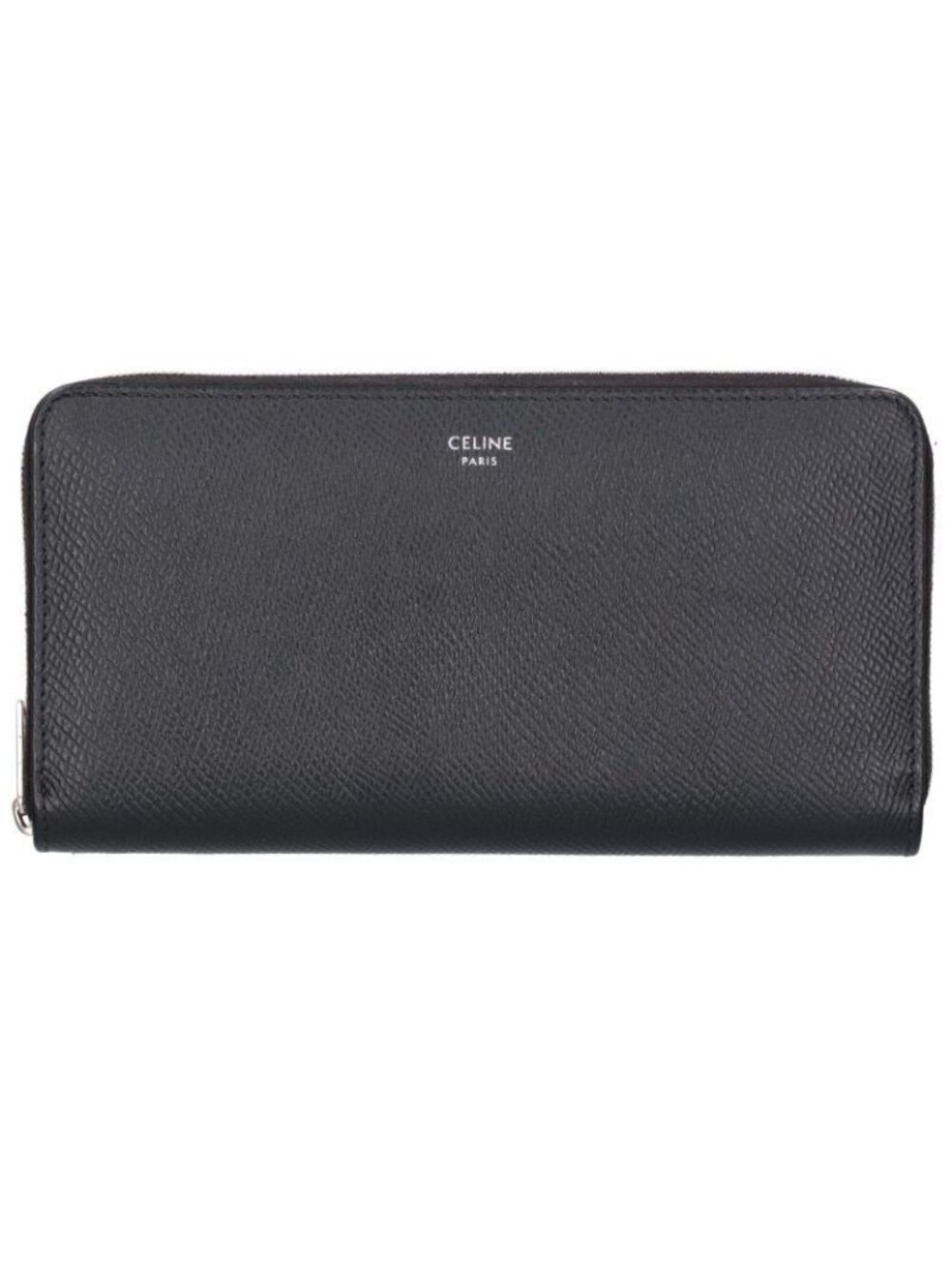 Celine Zipped Wallet Round Zip Leather
